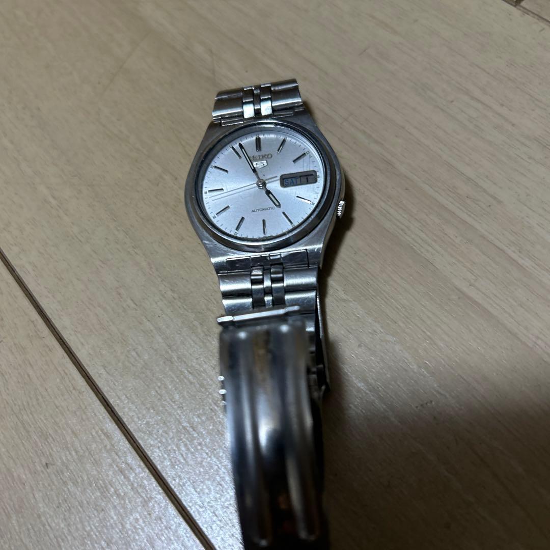 セイコー 自動巻き 腕時計 シルバー稼働品最終値下げ早い者勝ちです