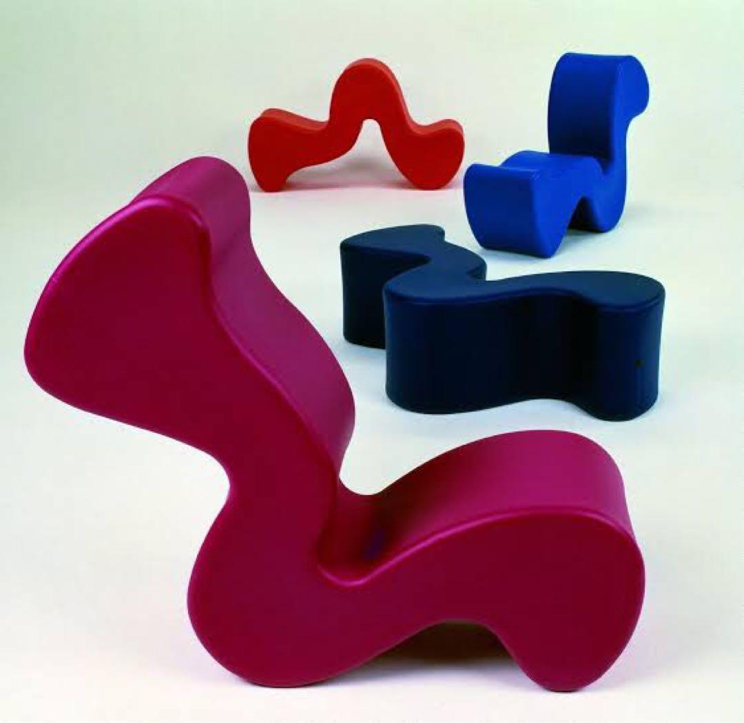 ヴェルナーパントン ファントムチェア ピンク　マゼンタ