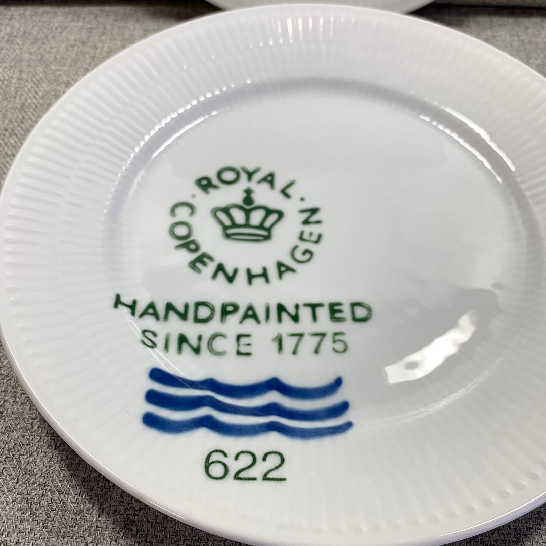 ホワイトフルーテッド　マグカップ　ボウル　ホワイトシグネチャー　プレート　ペア