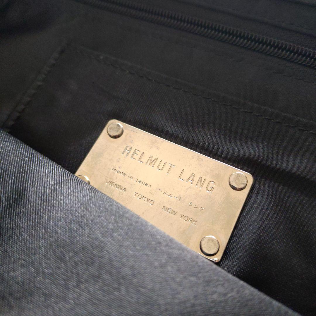 HELMUT LANG ヘルムートラング レザー ヘルメットバッグ　本人期