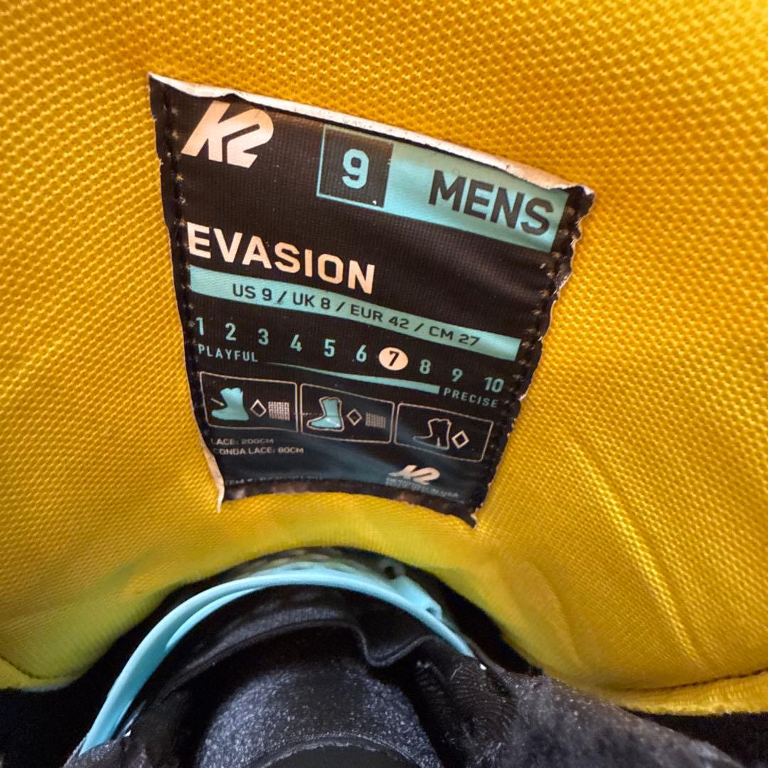 23-24ケーツー EVASION エバージョンブーツ シューレース 熱成型対応