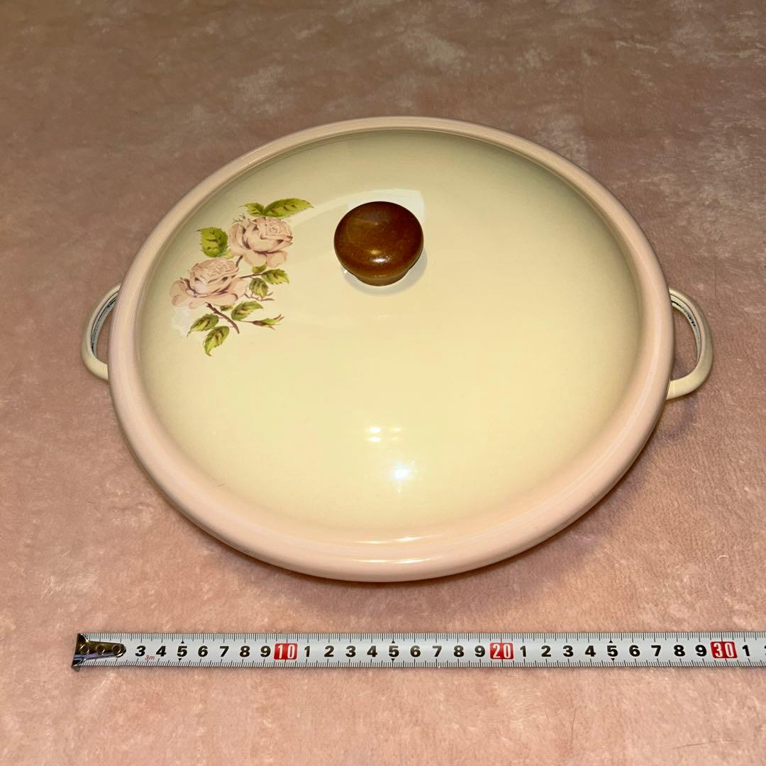 イマン　ダイアナローズ水炊きホーロー鍋