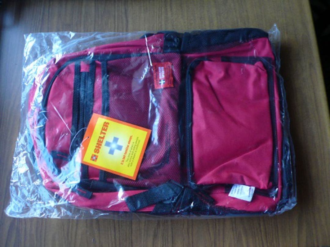 リュックサック赤