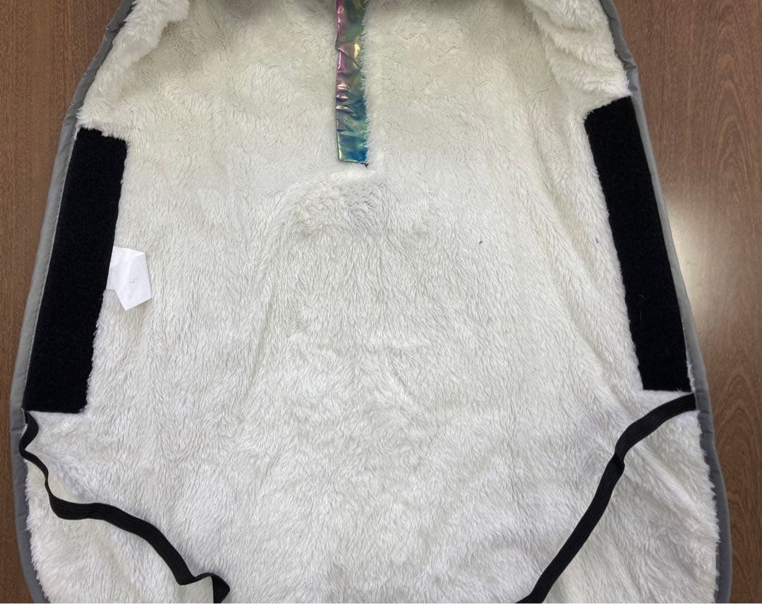 【Ｌサイズ】アウター コート 冬服 防寒着 いぬ わんちゃん ブルー系