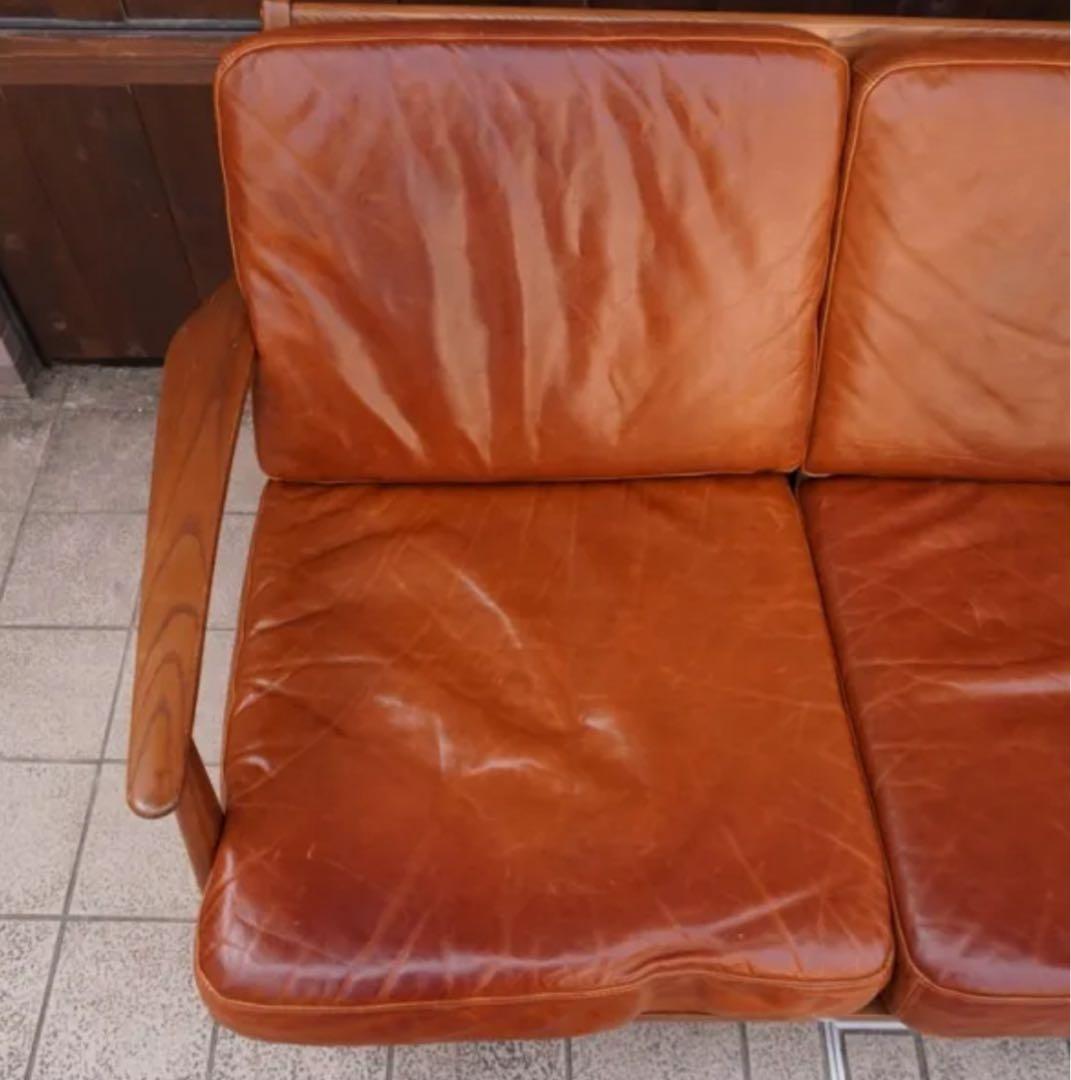 ACME Furniture(アクメファニチャー)DELMARレザー 3Pソファ