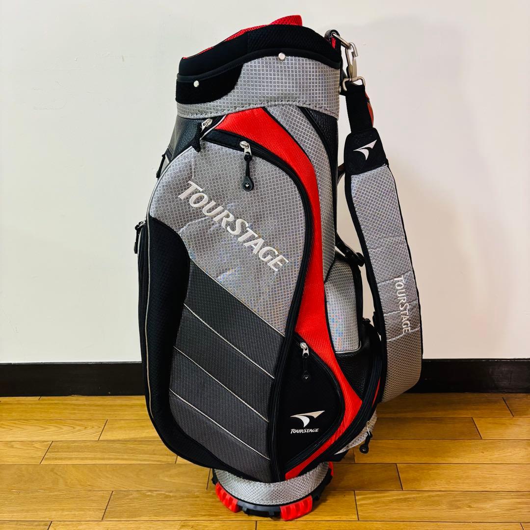 美品　ブリヂストン TOURSTAGE ツアーステージ キャディバッグ 送料込