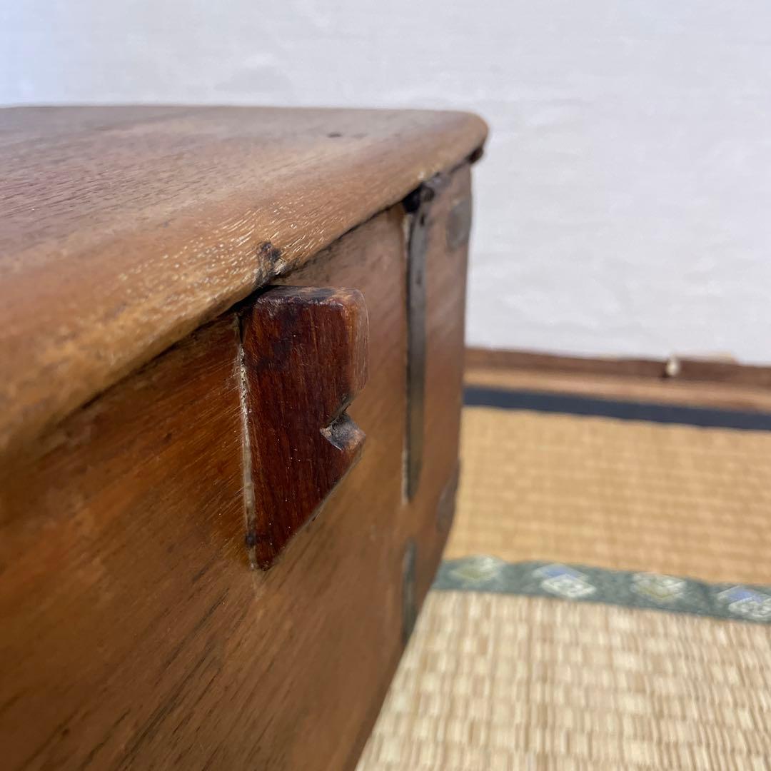 インド　ビンテージ　チークボックス　old maison