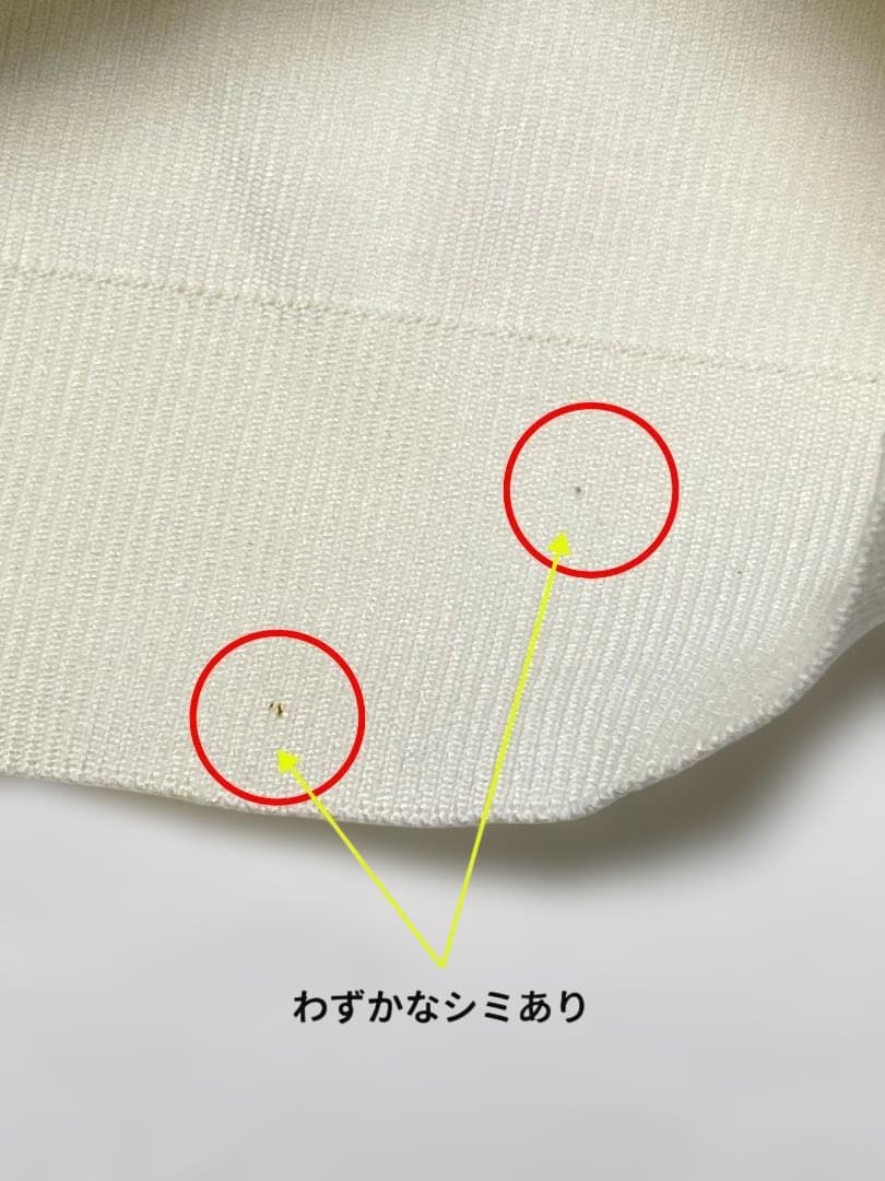 HANEL シャネル 半袖 ニット トップス ココマーク 白 クリーニング済