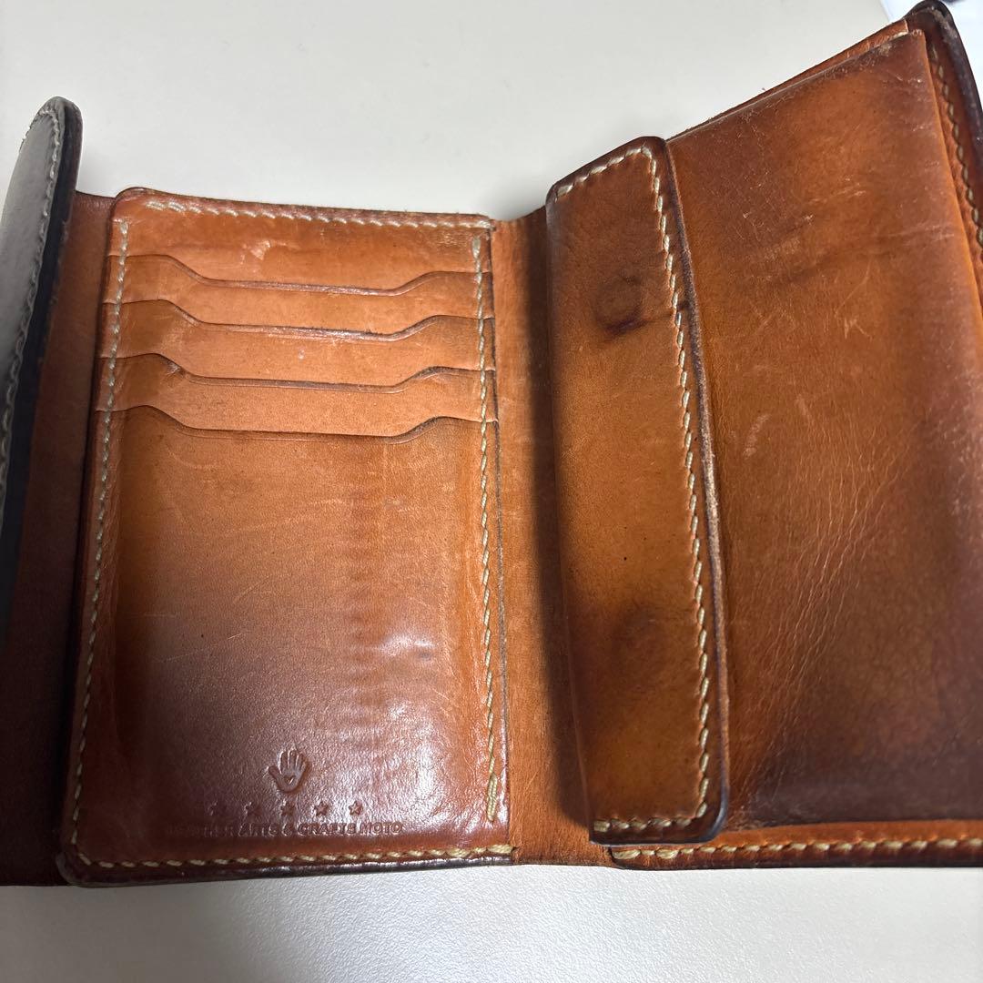 moto コードバン 三つ折り財布　 限定品