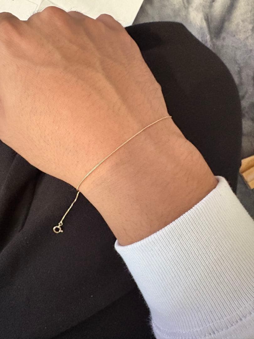 ete k10 イエローゴールド ベネチアブレス　4センチ延長3日限定値下げ中