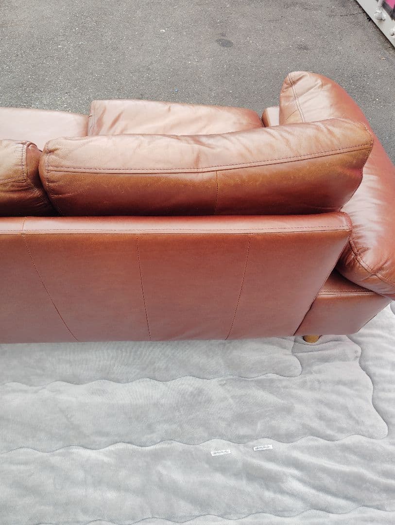 【専用 ひゃ様】⭐️2人掛けレザーソファー【定価22万円】