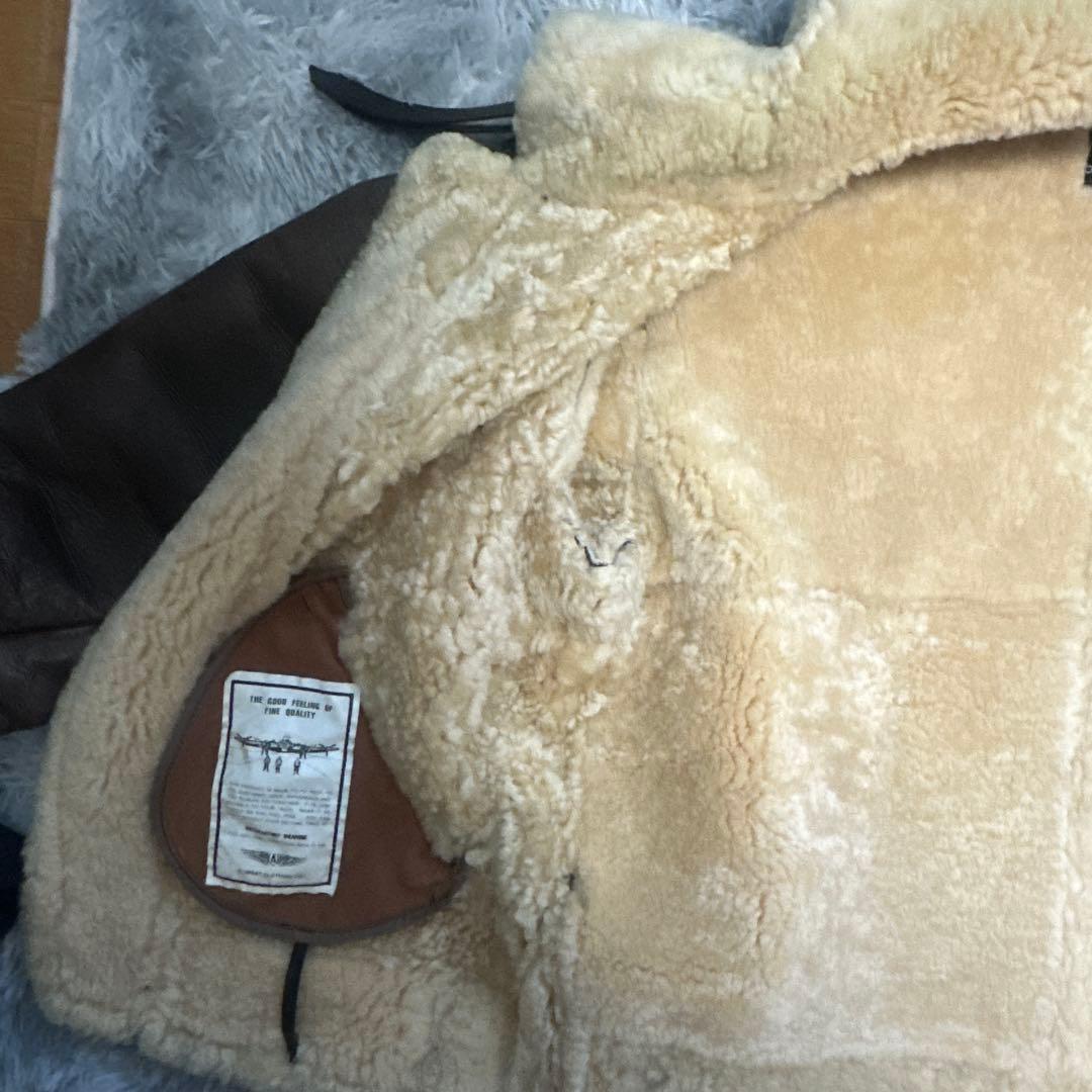 B-3ジャケット　本革　アメカジ