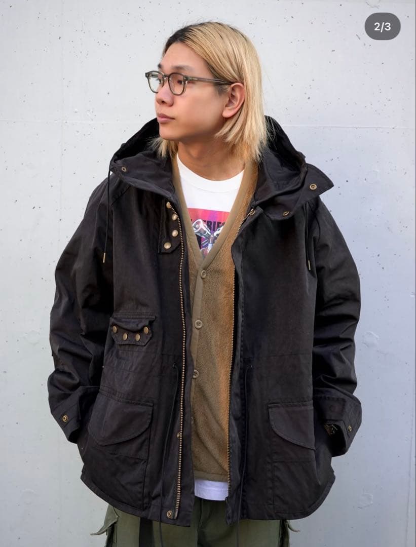  Navy Parka - BLACK DAN ハズム