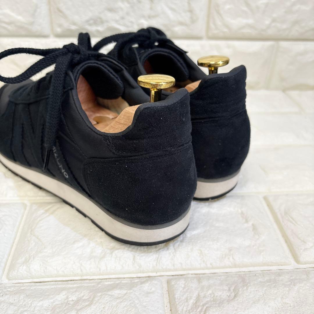 美品✨ ミズノ マーガレットハウエル ローカットスニーカー ブラック 24.5