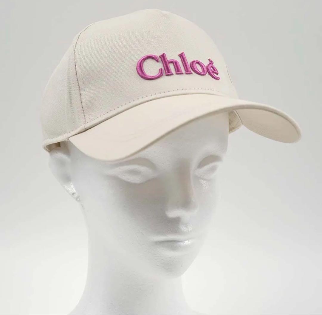 【新品】Chloe Kids クロエ キッズ べーズボールキャップ 58