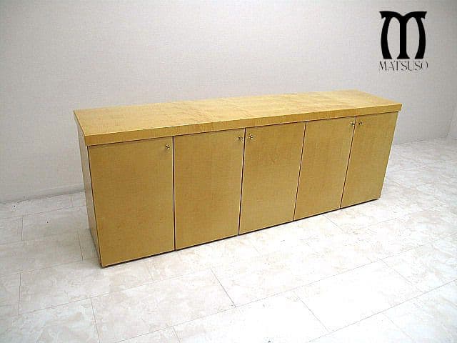松創 MATSUSO 最高級シカモアメープル材サイドボード　　IDC大塚家具