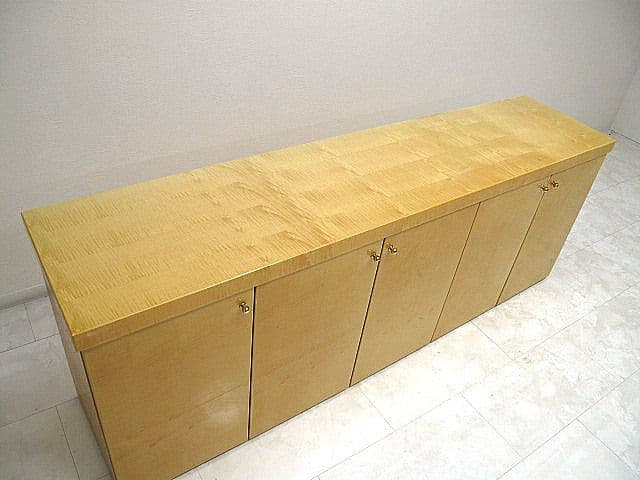 松創 MATSUSO 最高級シカモアメープル材サイドボード　　IDC大塚家具