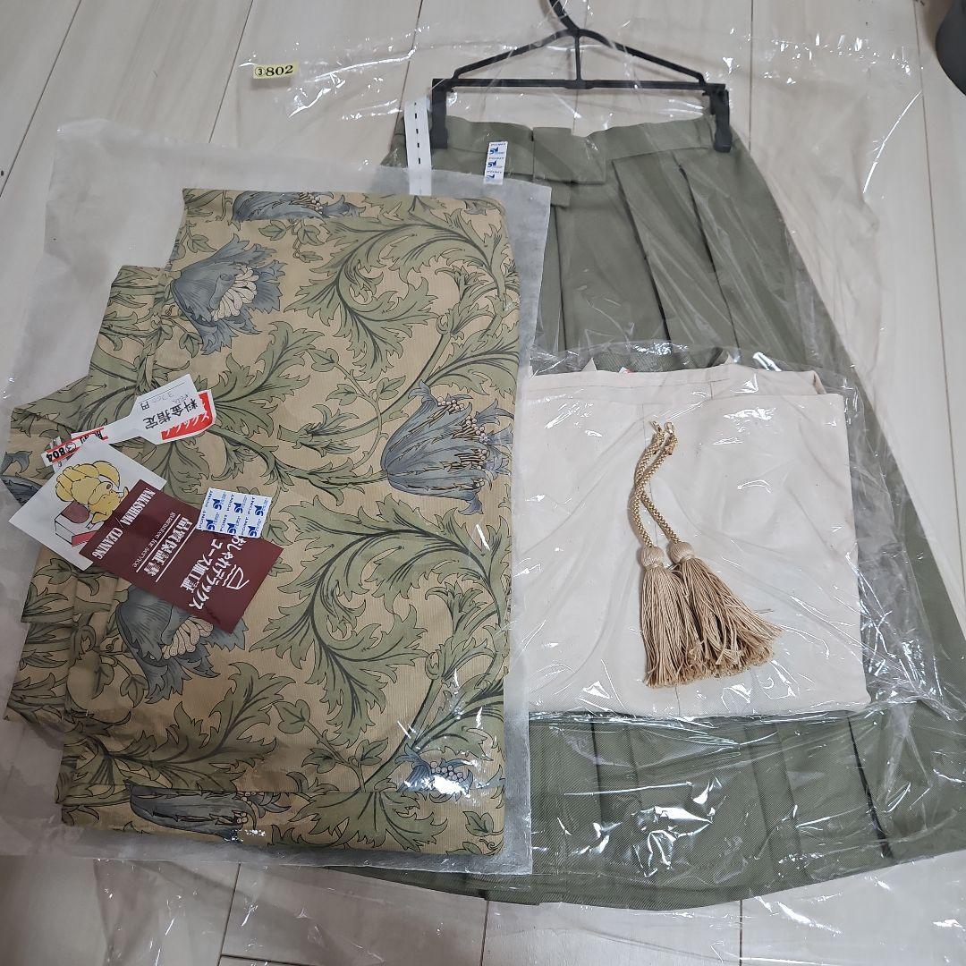 と*布様 七五三　5歳　羽織袴　キッズ　袴　和服　和装　ウィリアムモリス　アネモ