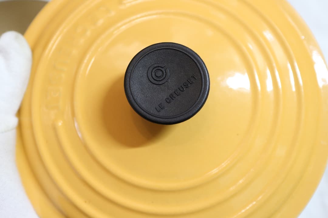 ル・クルーゼ ココットロンド 両手鍋 20cm イエロー