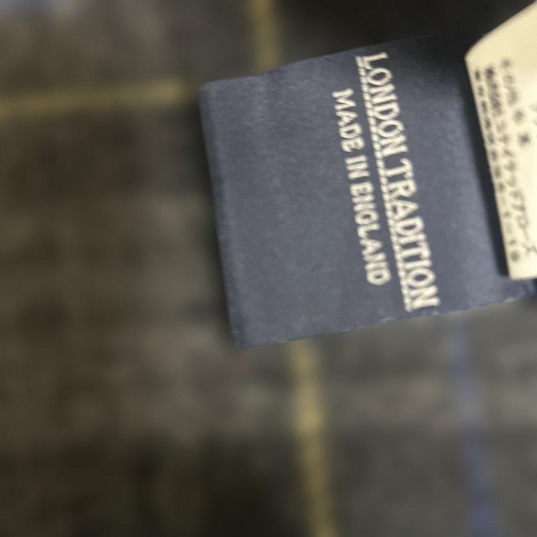 ☆未使用級☆ ロンドントラディション　ダッフルコート　グレー　裏地チェック