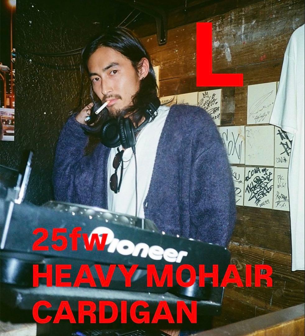 WACKOMARIA 25fw HEAVY MOHAIR CARDIGAN 紫5