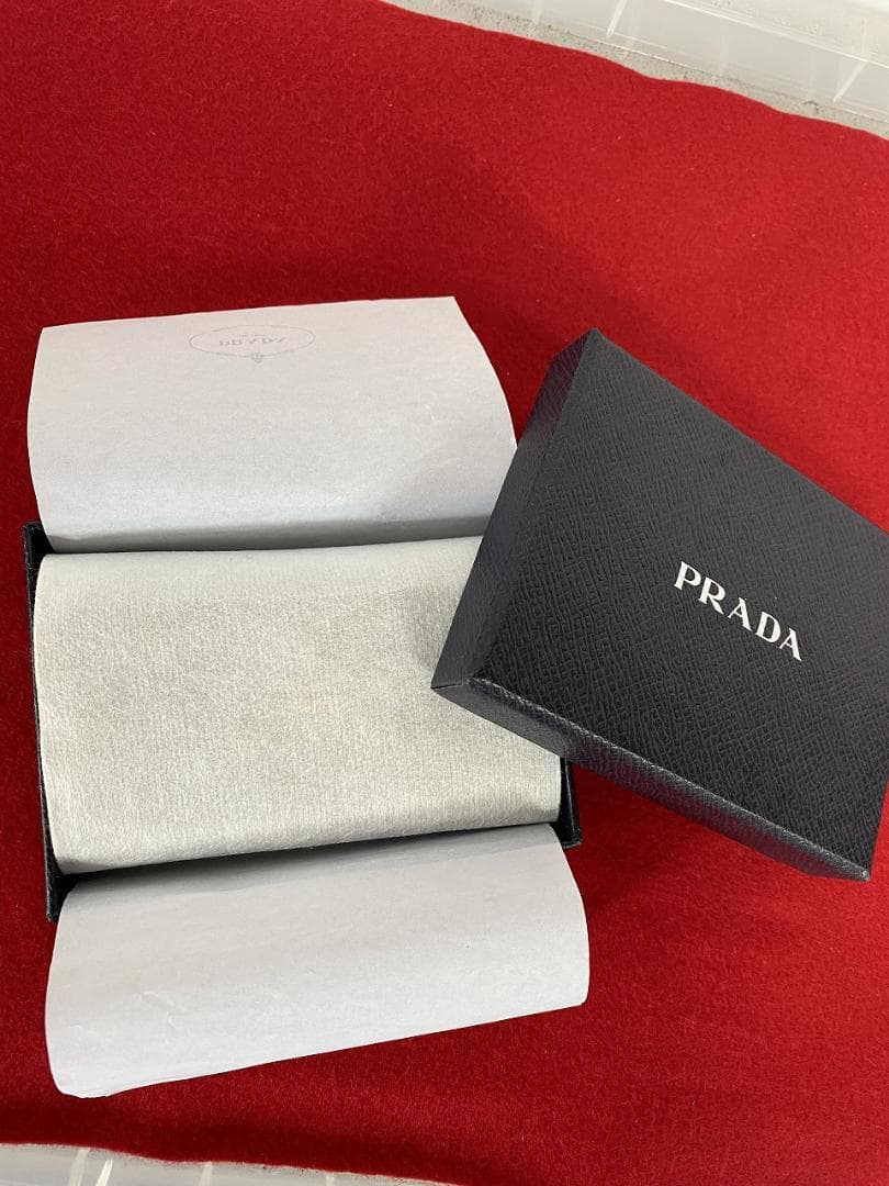 プラダ 4連 キーケース 1PG004 サフィアーノレザー ピンクベージュ