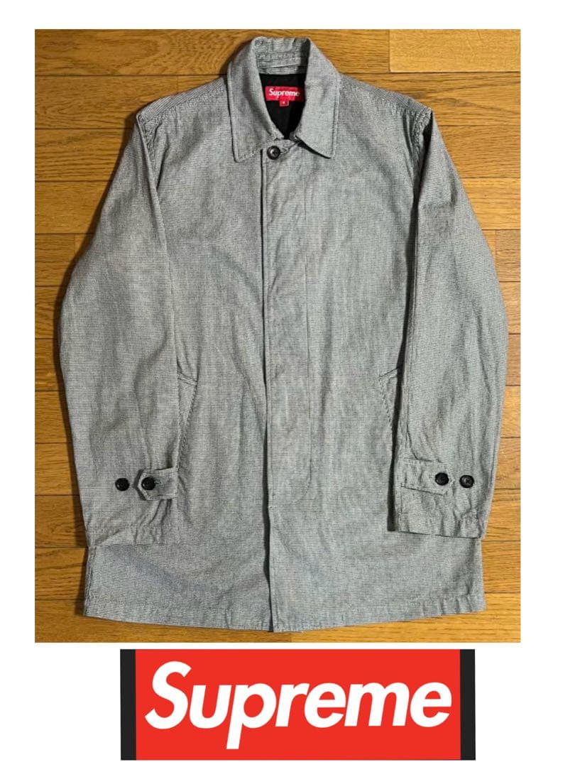 Supreme Houndtodth trench トレンチコート