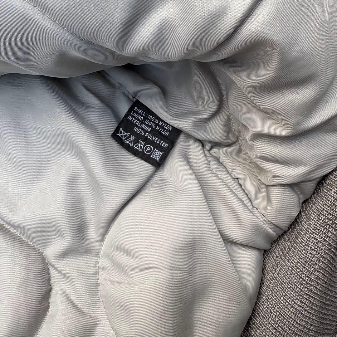 ち*ゆ様 90s ALPHA MA-1 CWU-45Pフライトジャケット シルバ