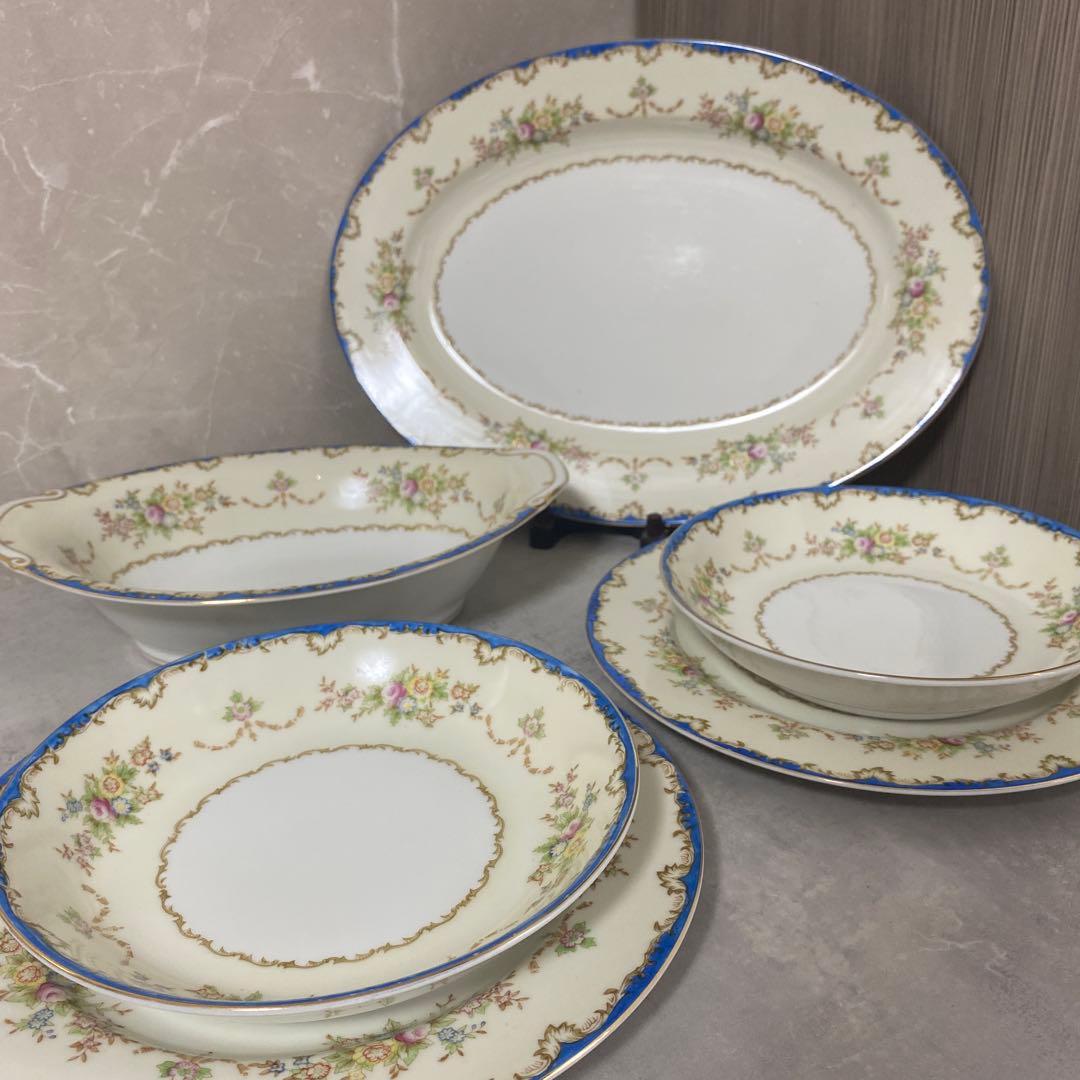 ノリタケ　オキュパイドジャパンと思われるディナーセット　1947年〜1952年頃