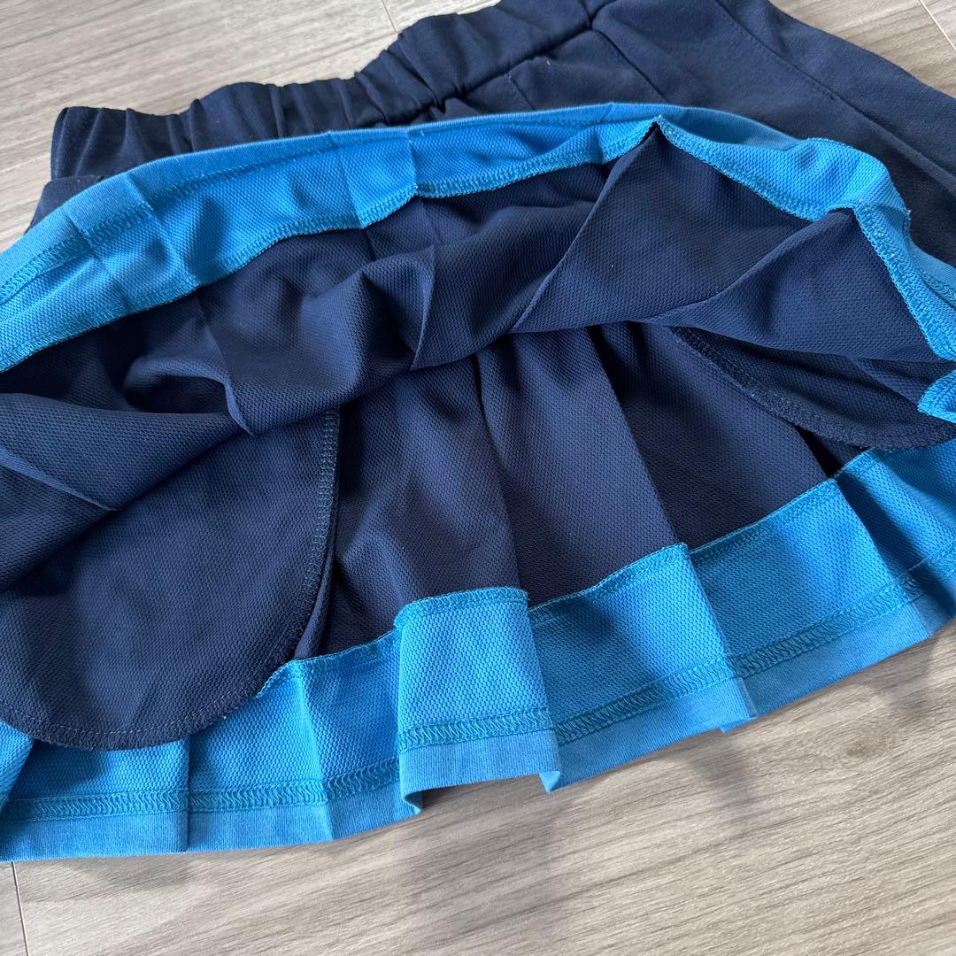 最終価格アドミラル レディーステニスウェア 青紺 ゲームシャツ＆スコート セット