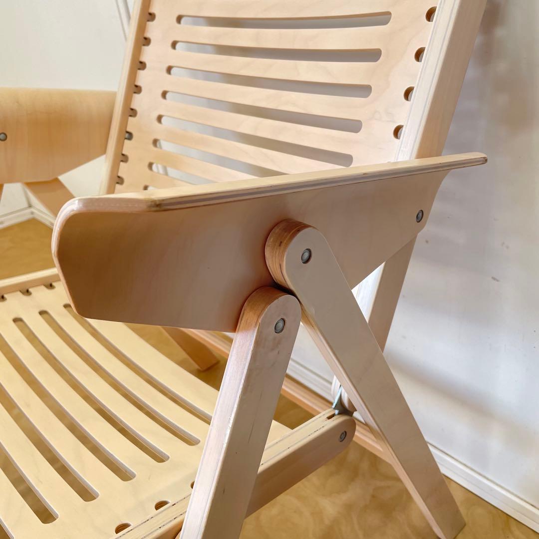 レックス REX フォールディングチェア 折りたたみ椅子 木製イス 北欧スタイル