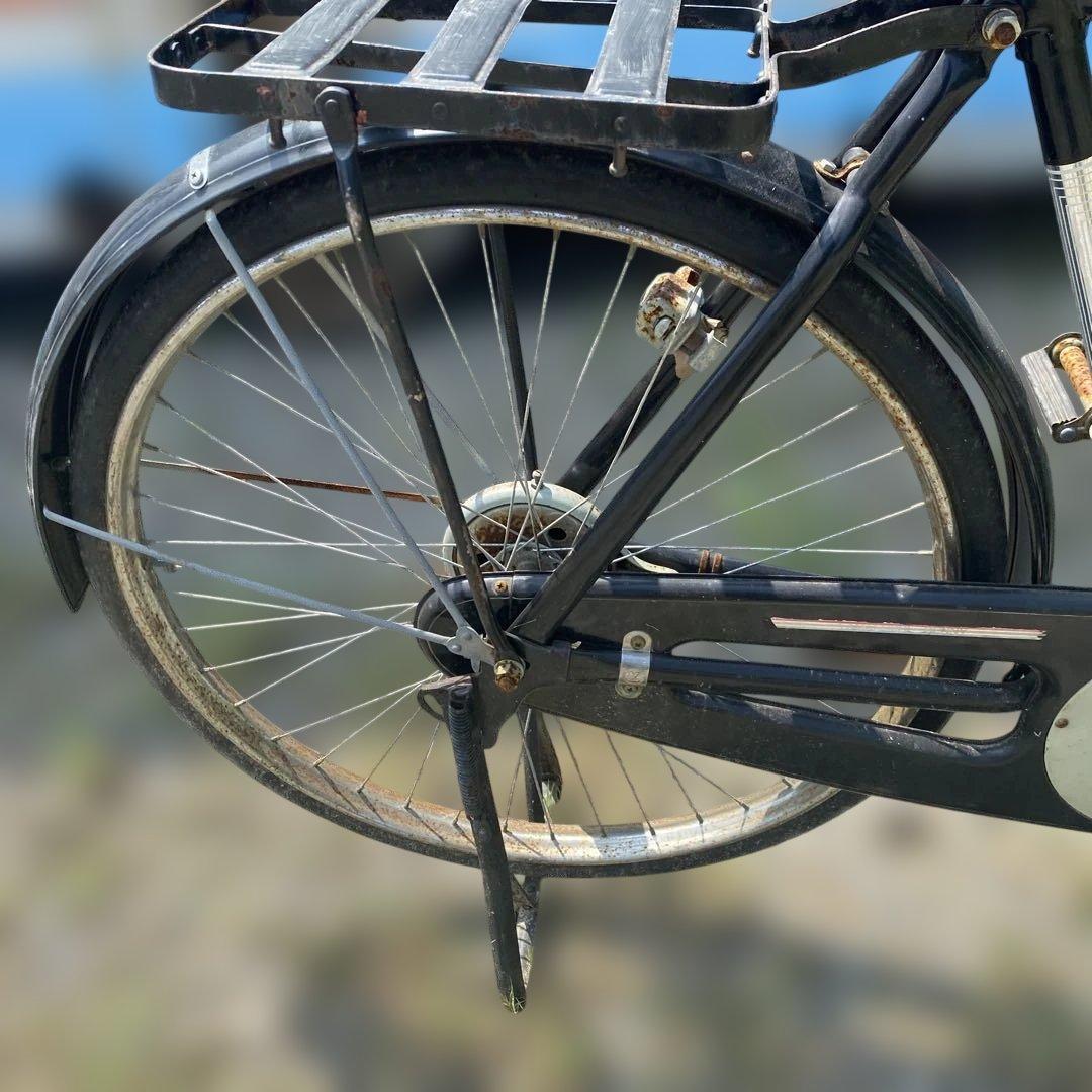 激レア　昭和レトロ　山口ベニー号　自転車　バネブレーキ　ヴィンテージアンティーク