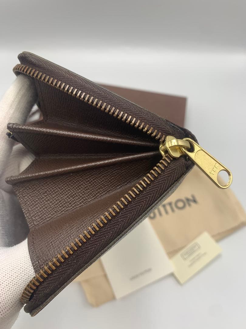 のぶひで ジッピーウォレット★ダミエ★ブラウン★長財布