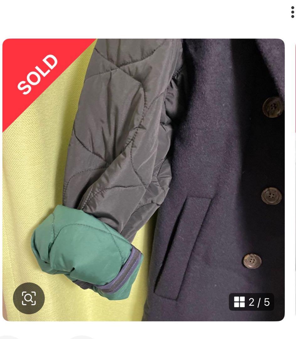 2月10日までの出品最終値下げ中エンフォルド　フェザーリバーロングＰコート　美品