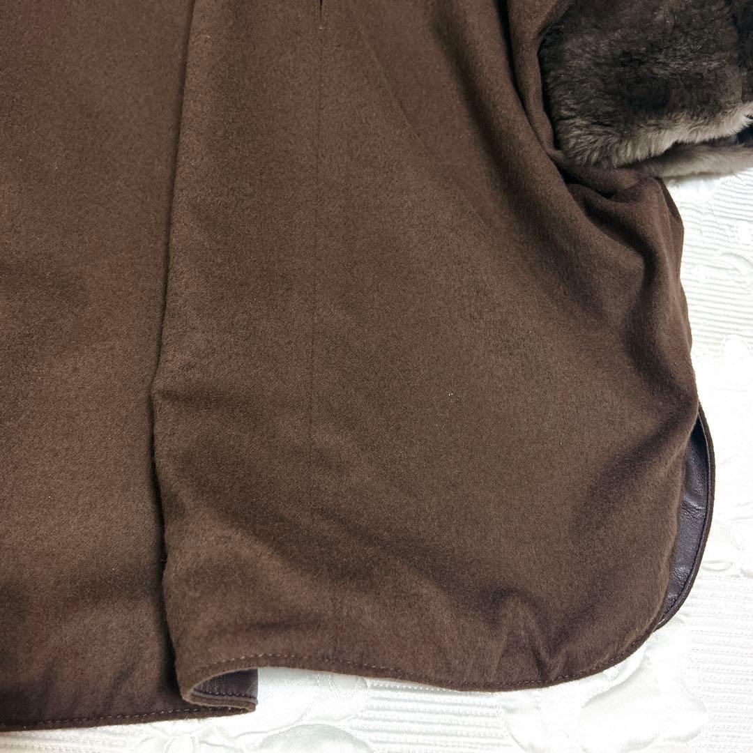 美品❤︎高級イタリア製 ThesTziveli ラムレザー ファー オーバーサイズ