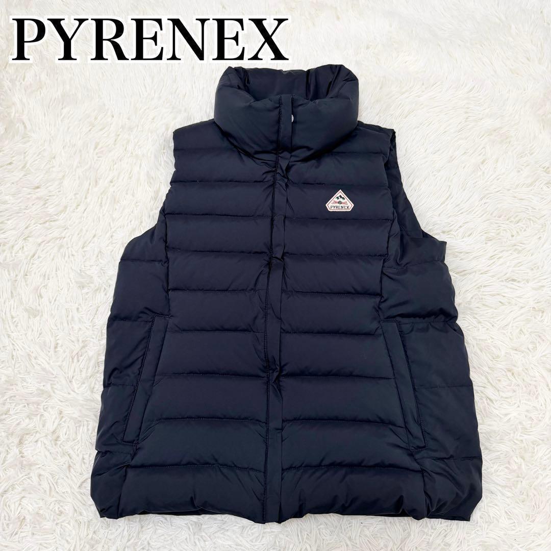 未使用級 PYRENEX ダウンベスト スプートニック2 ネイビー L