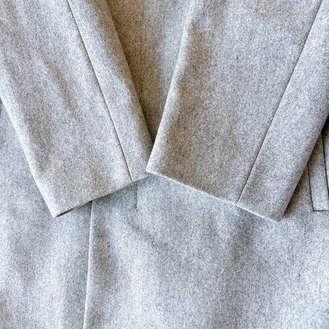 theory ステンカラーコート スタンドカラー カシミヤ混 Lサイズ