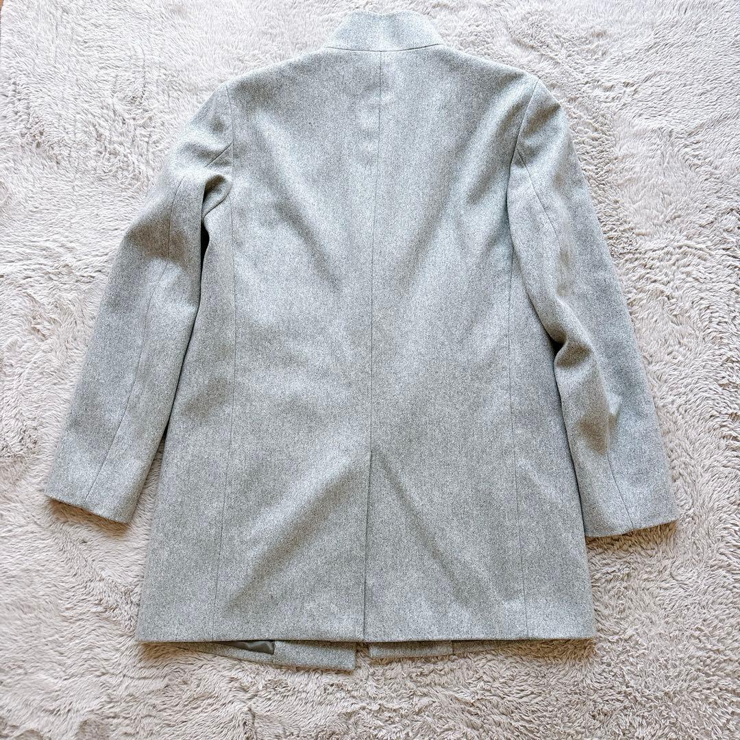 theory ステンカラーコート スタンドカラー カシミヤ混 Lサイズ