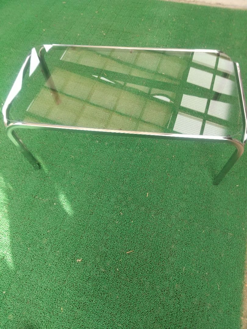 ガラステーブル レトロ