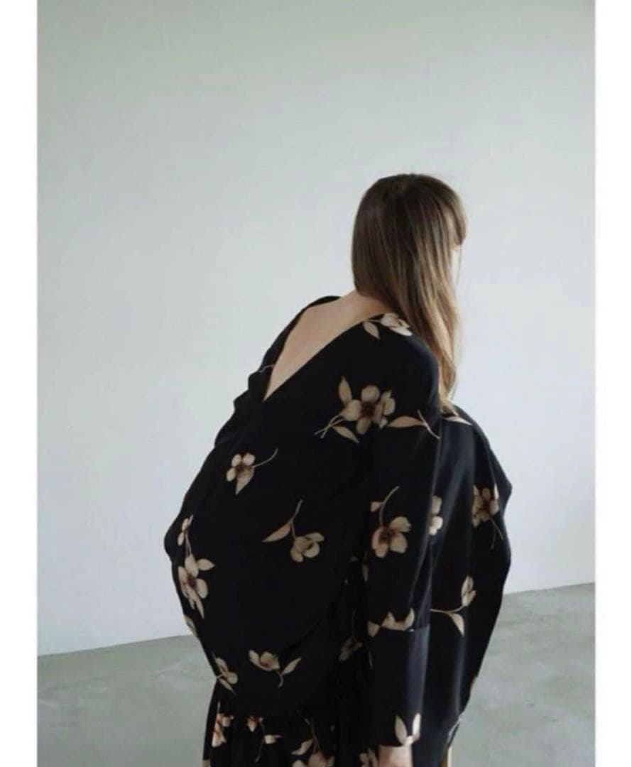 【CLANE】W FACE GATHER SWITCH ONEPIECE