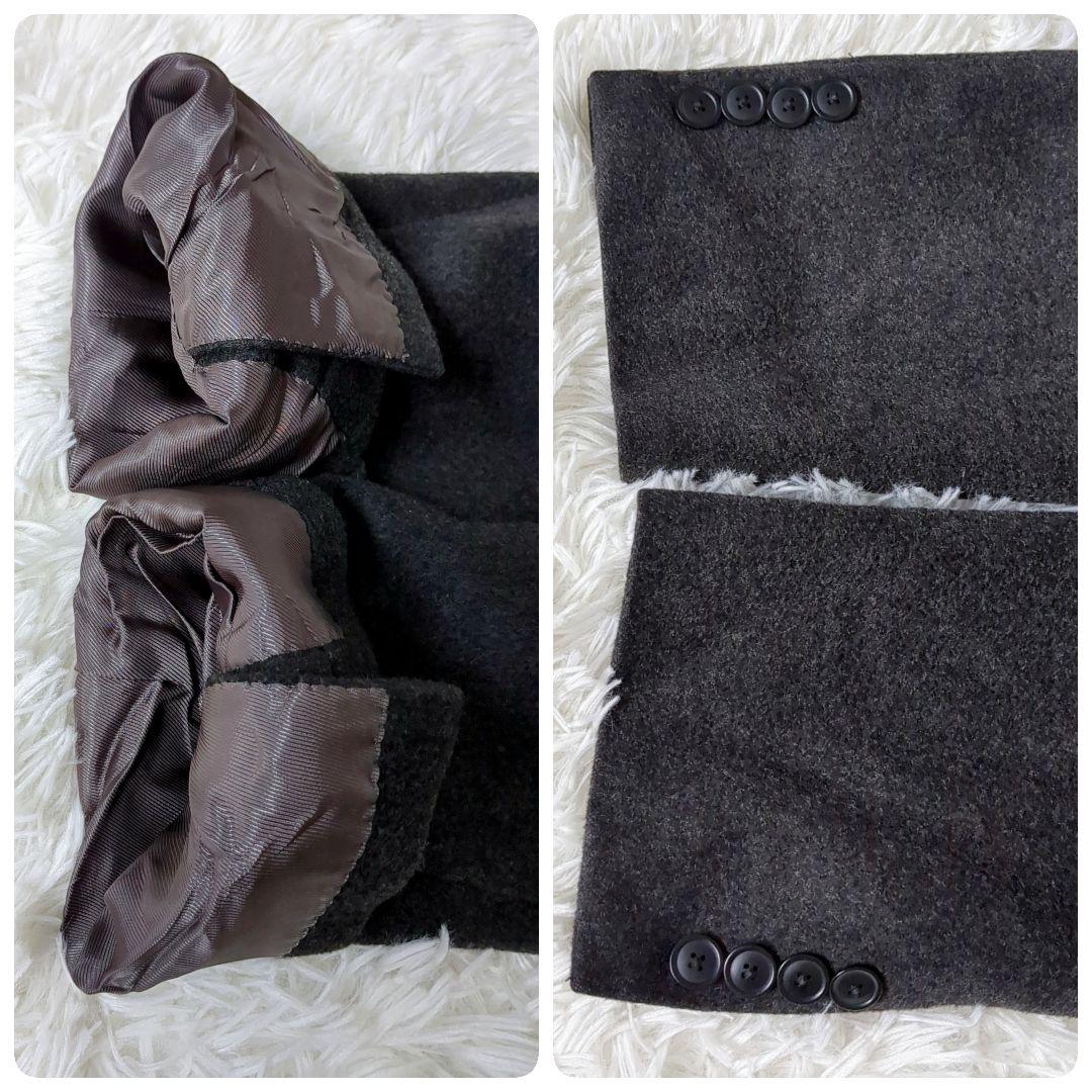 人気✨️SHIPS×最高級【ピアチェンツァ】ロング上質ウールコート LL