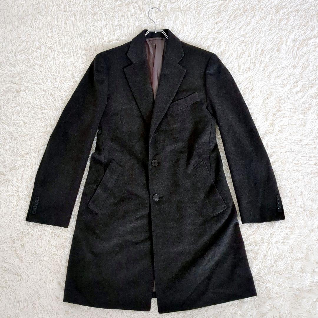 人気✨️SHIPS×最高級【ピアチェンツァ】ロング上質ウールコート LL