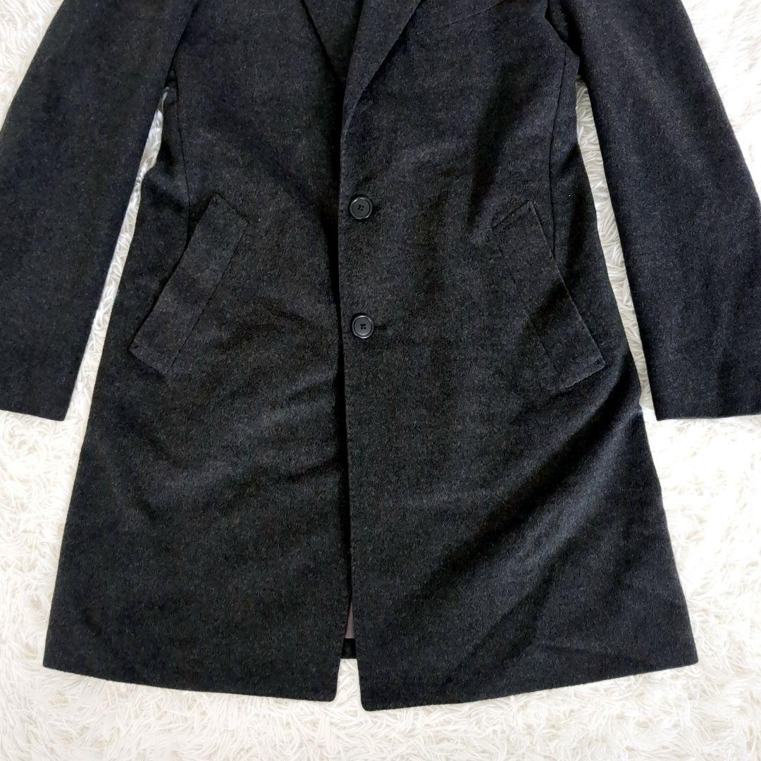 人気✨️SHIPS×最高級【ピアチェンツァ】ロング上質ウールコート LL