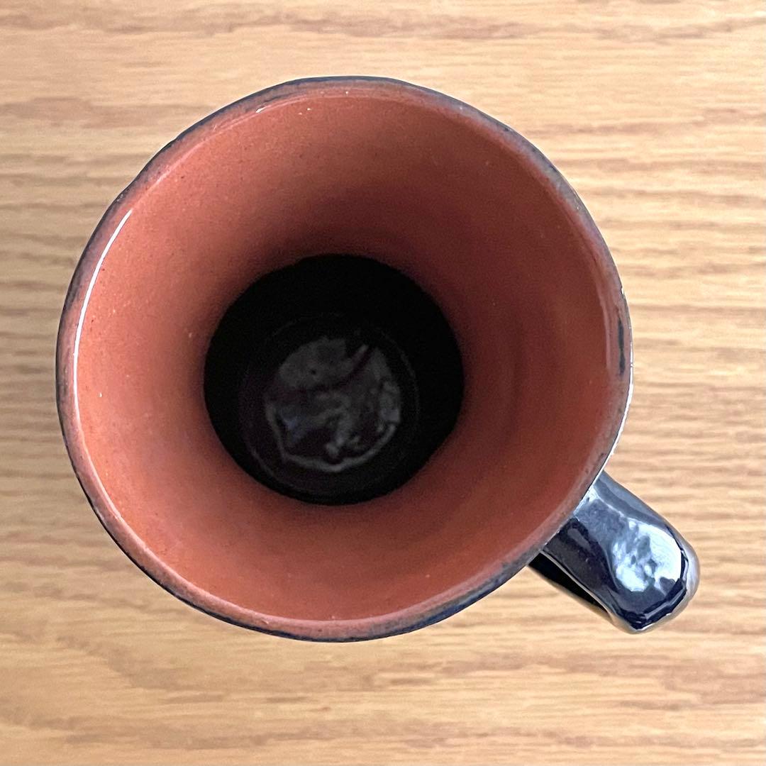 リトアニア？ ビンテージ いっちん描き 鳥花文 ピッチャー 花入 スリップウェア