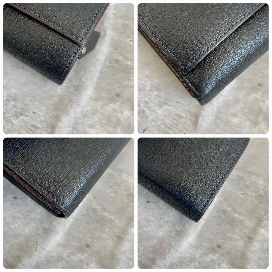 箱あり ヴィヴィアンウエストヴッド 三つ折り財布 オーブ ブラック デカロゴ