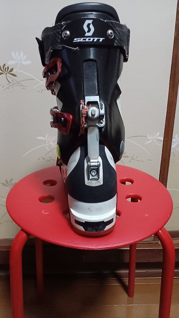 SCOTT テレマークスキー ブーツ ホワイト/ブラック/レッド