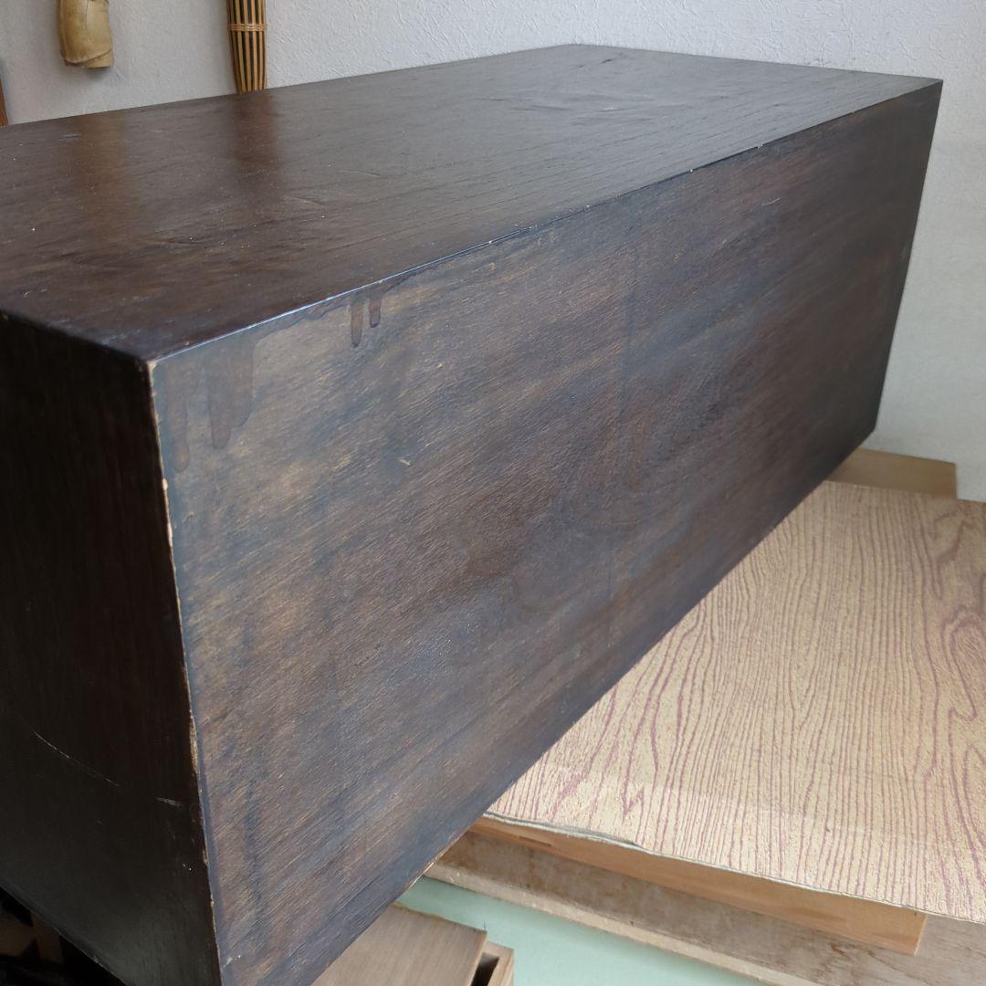 アンティーク 箪笥 李朝 棚 鍵付 飾り棚 金具 ローボード 木製