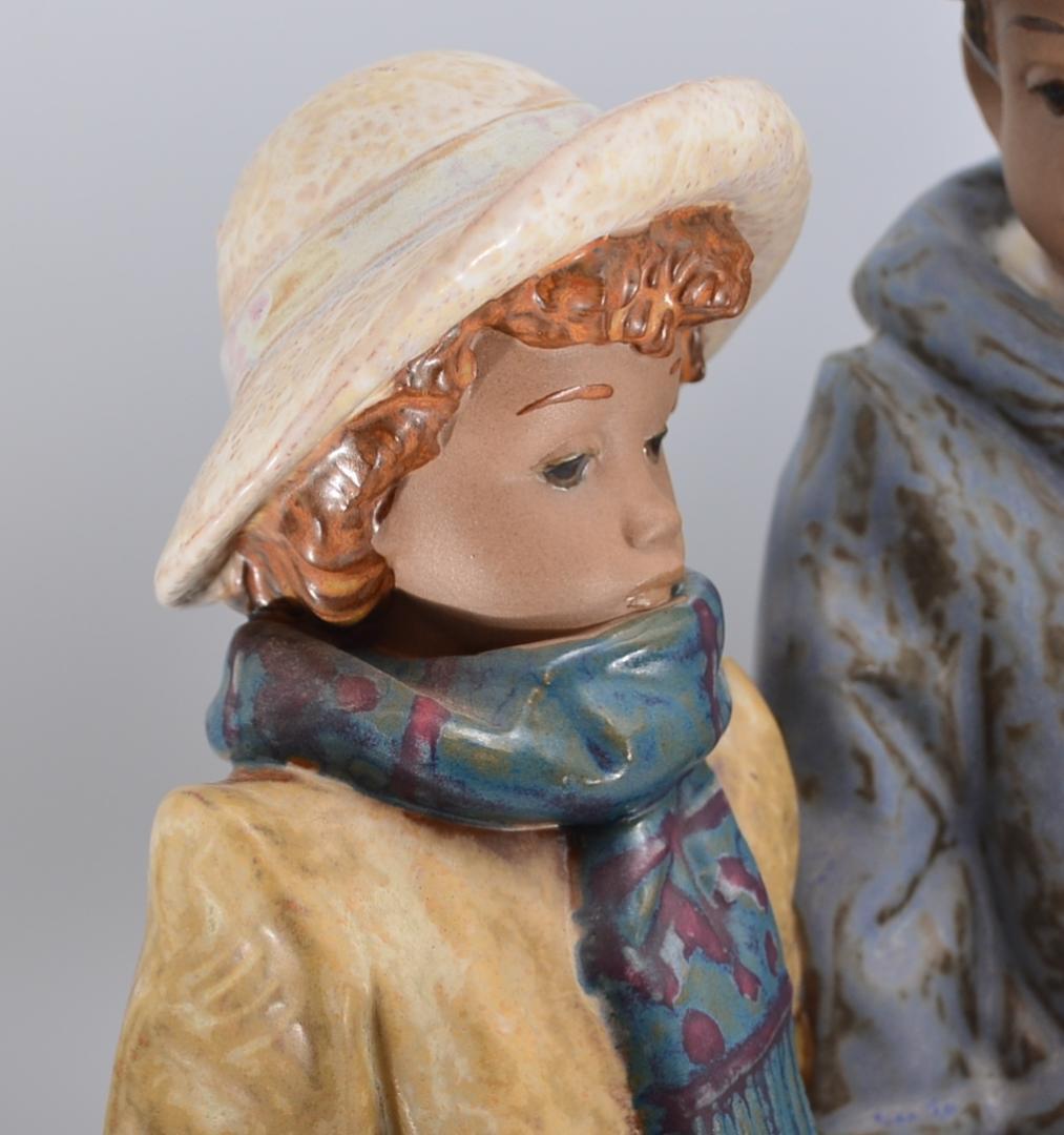 寒い日の登校　＃2242　No2　★リヤドロ　スペイン　グレスコレクション　絶版