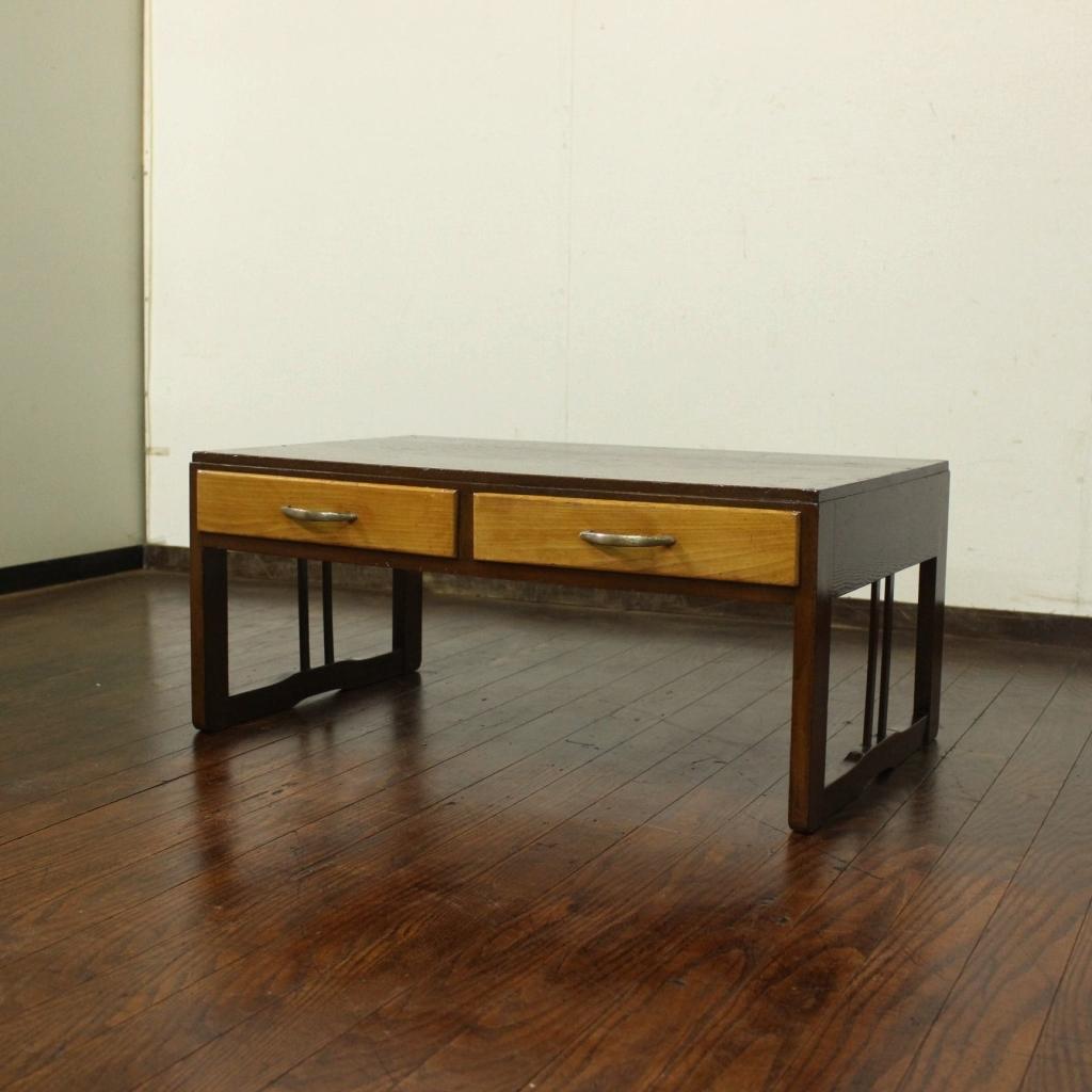 昭和レトロ！古い文机！時代箪笥テーブルローボードテレビ台店舗古家具作業台無垢材