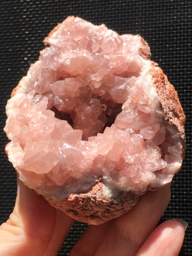 ☘️希少❤️奇跡　ピンクアメジスト ドーム パワーストーン 天然石 置き物